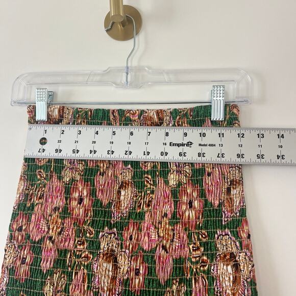 Misa Los Angeles Lola Convertible Smocked Midi Dress Maxi Skirt Womens Small - Picture 13 of 15